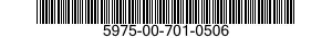 5975-00-701-0506  5975007010506 007010506