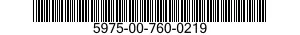 5975-00-760-0219  5975007600219 007600219