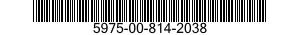 5975-00-814-2038 BRACKET,INSULATOR 5975008142038 008142038