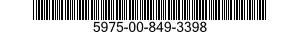 5975-00-849-3398 RACK,CABLE,INTERIOR 5975008493398 008493398