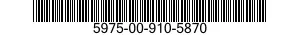 5975-00-910-5870  5975009105870 009105870