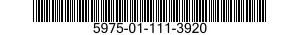 5975-01-111-3920  5975011113920 011113920