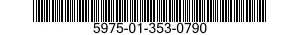 5975-01-353-0790 STRAP,TIE DOWN,ELECTRICAL COMPONENTS 5975013530790 013530790