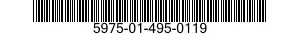 5975-01-495-0119 SLEEVE,MARKER,CABLE 5975014950119 014950119