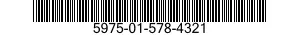 5975-01-578-4321 STRAP,TIE DOWN,ELECTRICAL COMPONENTS 5975015784321 015784321
