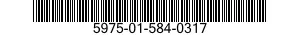 5975-01-584-0317 TRMNL BLK,2 CNDCTR, 5975015840317 015840317