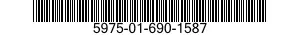 5975-01-690-1587 STRAP,TIE DOWN,ELECTRICAL COMPONENTS 5975016901587 016901587