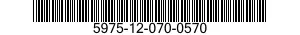 5975-12-070-0570 STUFFING TUBE 5975120700570 120700570