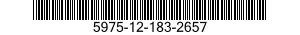 5975-12-183-2657 STRAP,TIE DOWN,ELECTRICAL COMPONENTS 5975121832657 121832657