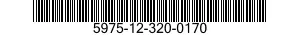 5975-12-320-0170 CABLE NIPPLE,ELECTRICAL 5975123200170 123200170
