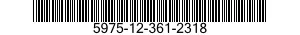 5975-12-361-2318 HANGER,CABLE 5975123612318 123612318