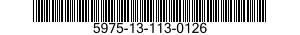 5975-13-113-0126 SUPPORT,ASSEMBLY 5975131130126 131130126