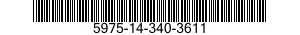 5975-14-340-3611 SUPPORT,CABLAGE 5975143403611 143403611