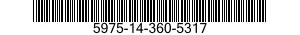 5975-14-360-5317 RACK,CABLE,INTERIOR 5975143605317 143605317