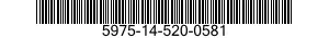 5975-14-520-0581 CHAMBER,CABLE TERMINAL 5975145200581 145200581