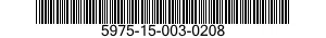 5975-15-003-0208 CASE,STANDARDIZED COMPONENTS,ELECTRICAL 5975150030208 150030208