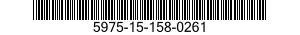 5975-15-158-0261 SLEEVE,MARKER,CABLE 5975151580261 151580261