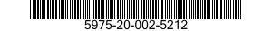 5975-20-002-5212 RACK,ELECTRICAL EQUIPMENT 5975200025212 200025212