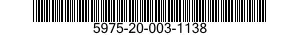 5975-20-003-1138 PANEL,ELECTRICAL-ELECTRONIC EQUIPMENT 5975200031138 200031138