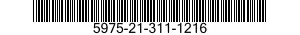 5975-21-311-1216 STUFFING TUBE 5975213111216 213111216