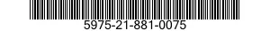 5975-21-881-0075 SLEEVE,MARKER,CABLE 5975218810075 218810075