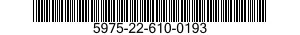 5975-22-610-0193 BATTERY ASSEMBLY 5975226100193 226100193