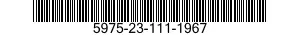 5975-23-111-1967 CABLE NIPPLE 5975231111967 231111967