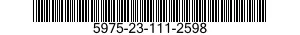 5975-23-111-2598 ROD,GROUND 5975231112598 231112598