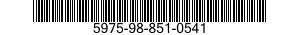 5975-98-851-0541 BACKSHELL,ELECTRICAL CONNECTOR 5975988510541 988510541