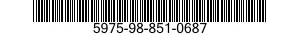 5975-98-851-0687  5975988510687 988510687