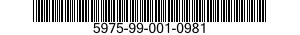 5975-99-001-0981 INSULATION SLEEVING,ELECTRICAL 5975990010981 990010981