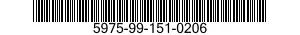 5975-99-151-0206 SLEEVE,IDENTIFICATION 5975991510206 991510206