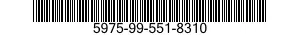5975-99-551-8310 STRAP,TIE DOWN,ELECTRICAL COMPONENTS 5975995518310 995518310