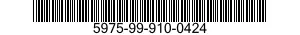 5975-99-910-0424  5975999100424 999100424