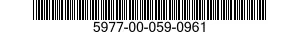 5977-00-059-0961 BRUSH,ELECTRICAL CONTACT 5977000590961 000590961