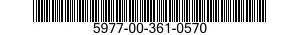 5977-00-361-0570  5977003610570 003610570