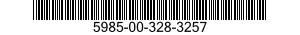 5985-00-328-3257 SEAL,WAVEGUIDE 5985003283257 003283257