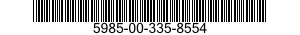 5985-00-335-8554 LINE SECTION,RADIO FREQUENCY TRANSMISSION 5985003358554 003358554