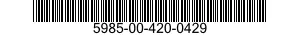 5985-00-420-0429 ATTENUATOR,FIXED 5985004200429 004200429