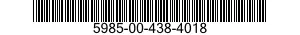 5985-00-438-4018 ISOLATOR,RADIO FREQUENCY REFLECTION 5985004384018 004384018