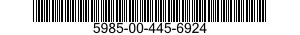 5985-00-445-6924 DUMMY LOAD,ELECTRICAL 5985004456924 004456924