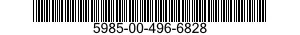 5985-00-496-6828 SEAL,WAVEGUIDE 5985004966828 004966828