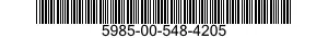 5985-00-548-4205 WAVEGUIDE ASSEMBLY 5985005484205 005484205