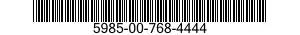 5985-00-768-4444  5985007684444 007684444