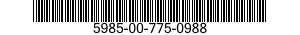 5985-00-775-0988  5985007750988 007750988