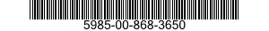 5985-00-868-3650 COUPLER,ROTARY,RADIO FREQUENCY 5985008683650 008683650