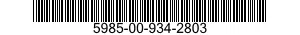 5985-00-934-2803  5985009342803 009342803