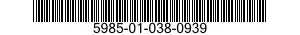 5985-01-038-0939  5985010380939 010380939