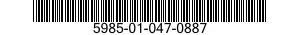5985-01-047-0887  5985010470887 010470887