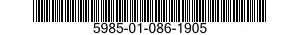 5985-01-086-1905  5985010861905 010861905